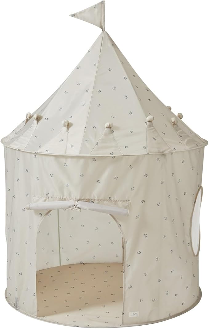3 Sprouts Kids Play Tent - Sustainable Recycled Fabric ??Fun Spacious Childs Playhouse for Indoor Games for Boys & Girls - Durable Fort Pop Up House for Toddlers & Children Age 3-10 - Blueberry Taupe