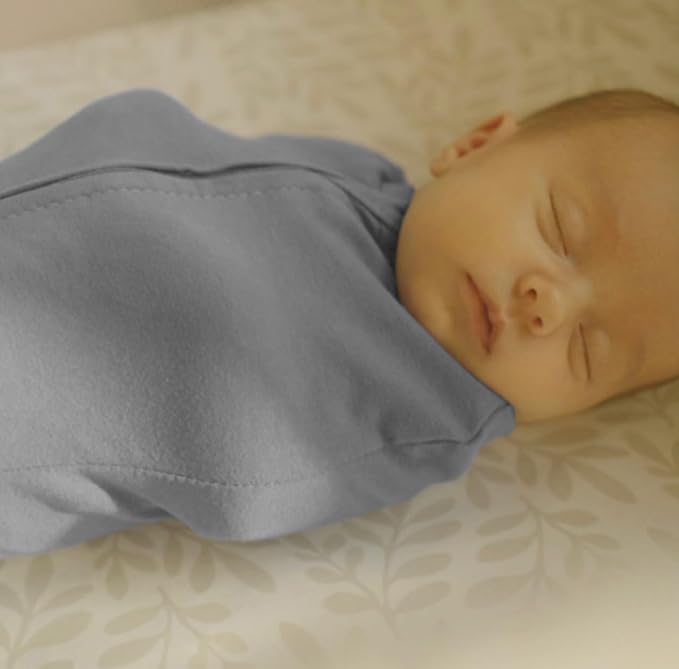 SwaddleMe by Ingenuity Compression Baby Swaddle Pod, Two-Way Zipper for Easy Diaper Changes, Improves Sleep & Calms Startle Reflex, 0-2 Months, 1.0 TOG, 2-Pack - I Heart You