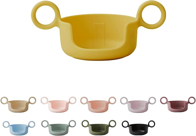 Design Letters Handles for Sippy Cups Designed in Denmark| Toddler Learning Cup's Handle BPA/BPS Free 17g | Training Cup Handle Dishwasher Safe, Easy Grip for Baby Cup | Self Feeding Training Handles