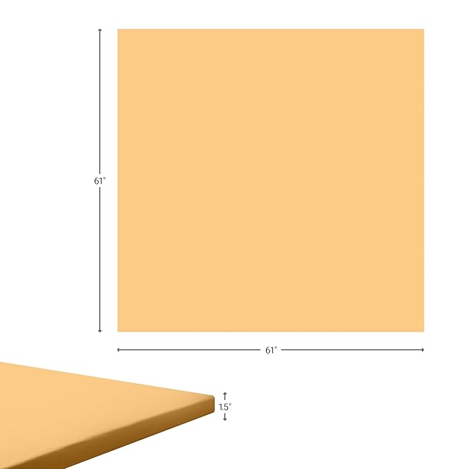 Zety Compatible Baby Play Mat - PU Leather Baby Playpen Mat - Waterproof Baby Play Mats for Floor - 1.5" Thick High Density Foam Play Mat (Colored, 8-Panel) (Beige, 8-Panel)