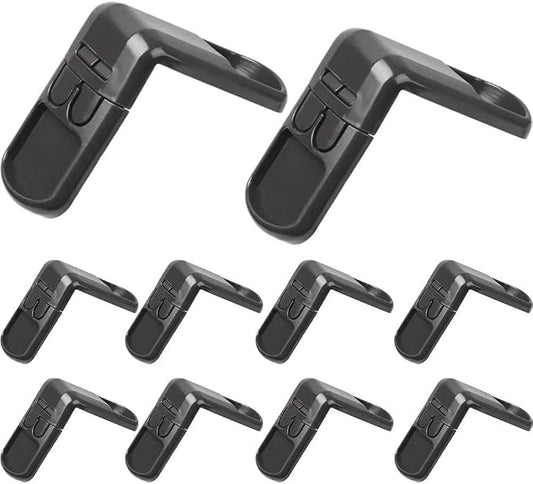 Cupboard Locks for Children, 10pcs Baby Proof Safety Cupboard Locks, Plastic Child Locks for Cabinets Drawer Door Fridge Locks for Kids Baby