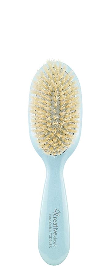 Creative Hair Tools Classic Baby/Toddler Gentle Boar Bristle Hair Blue