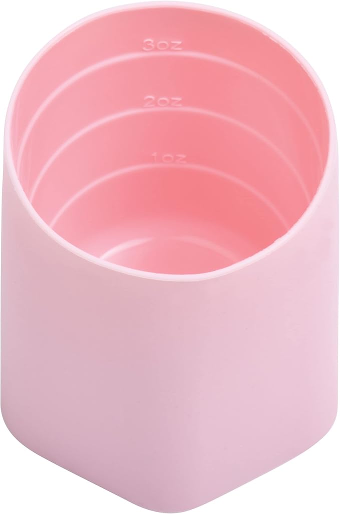 Tiny Twinkle Training Cup 2 Pack - Silicone Cups for Independent Drinking for Baby and Toddler, Baby Led Weaning Supplies Soft Open Cup For Baby (Pink, Burgundy)