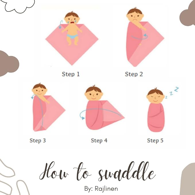 100% Muslin Swaddle Blankets,Baby Swaddling Blankets for New Born, Baby Receiving Blankets Unisex, Soft, Warm and Cosy Blankets Pack of 4, Size 47 x 47 inches,Gift for Mom Night Sky Reverie