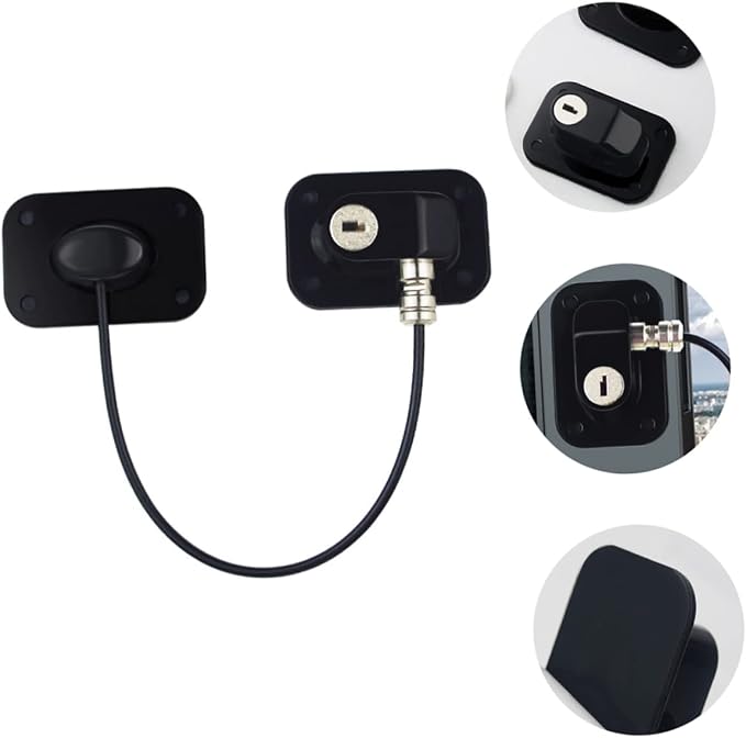 VICASKY 3pcs Protective Locks for Boys and Girls Door Chain Locks for Boys and Girls Seniors