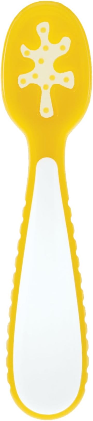Nuby Baby's First Spoons Set - (3-Pack) Feeding Utensils for Babies - 6+ Months - Aqua/Yellow/Blue