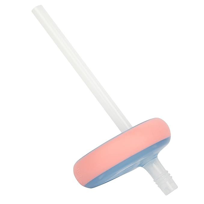 The First Years Insulated Straw Cups for Toddlers 2pk ??Ladybug & Marbled ??Pink & Blue