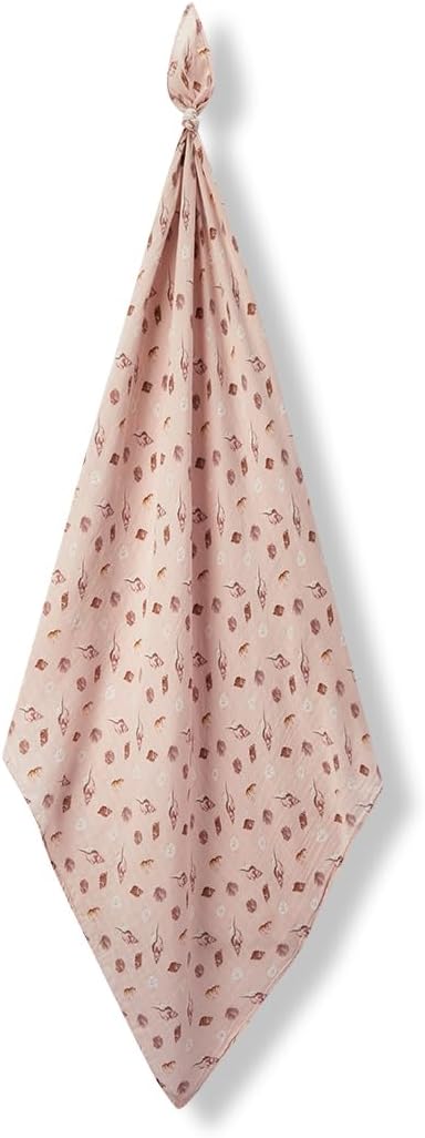 Milkbarn Baby Swaddle Blanket - Soft & Gentle Material - Nursery Swaddling Blankets for Boys and Girls, Seashells