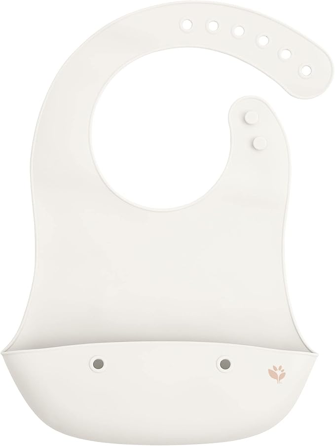 green sprouts Unisex Baby Silicone Scoop Bib