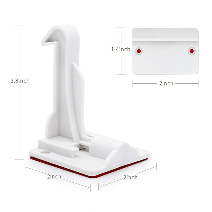 6 Pack Upgraded Invisible Baby Proofing Cabinet Latch Locks - No Drilling or Tools Required, Children Proof Cupboard Drawers Latches, Works with Most Cabinets and Drawers - Adhesive Easy Installation