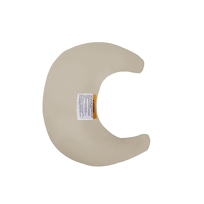 snuggle me Organic Nursing Pillow (New 2025 Design) | Bottle & Breastfeeding Pillow with Organic Cotton Cover & Fiberfill, Machine Washable Feeding Pillow, Newborn Essentials Must Haves (Birch) - v2