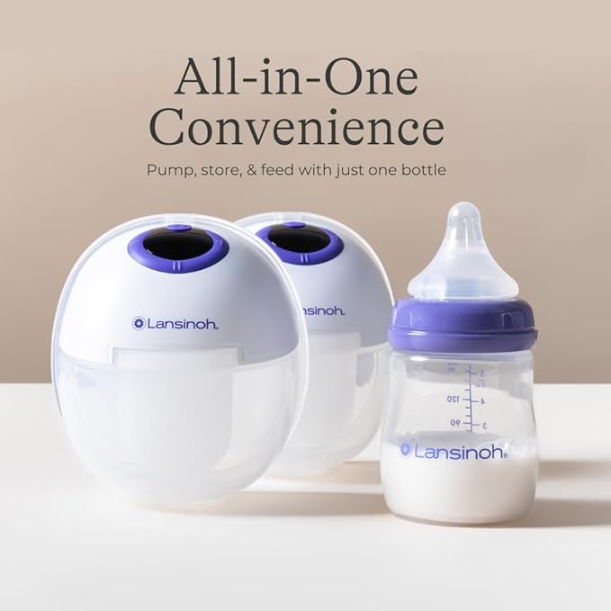 Lansinoh Breastmilk Storage Bottles 5oz BPA & BPS-Free Pump-to-Storage Feeding Bottles Compatible Breast Pumps and Nipples (Pack of 12)