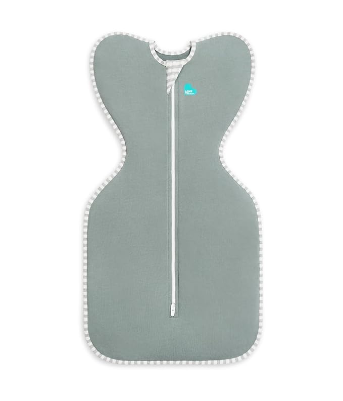 Love to Dream Swaddle UP, Baby Sleep Sack, Self-Soothing Swaddles for Newborns, Improves Sleep, Snug Fit Helps Calm Startle Reflex, New Born Essentials for Baby, 1.0 TOG, Newborn 5-8.5 lbs, Deep Olive