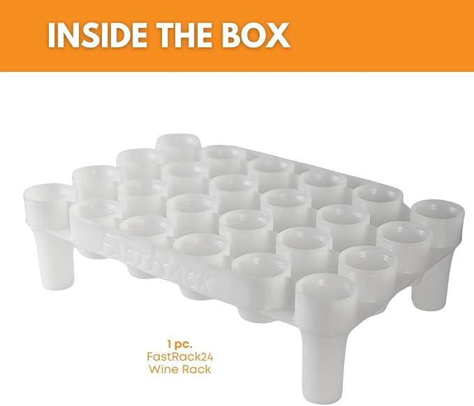 FASTFERMENT - frb1 FastFerment FRBB-24 Bottle Drying Rack, FastRack24, White
