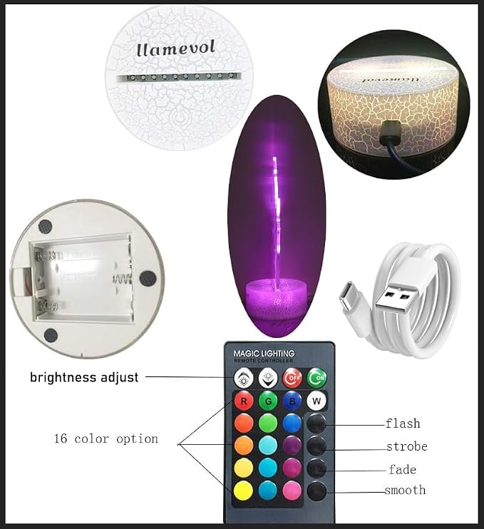 Girls Gift Night Light, Singer Meme Girl Birthday Gift Guitar, 3D Lamp Gifts Toys for Girls with Taylor Quotes Merch Remote RGB Color Changing, Gifts for Fans, Music Lover, Christmas Birthday Women