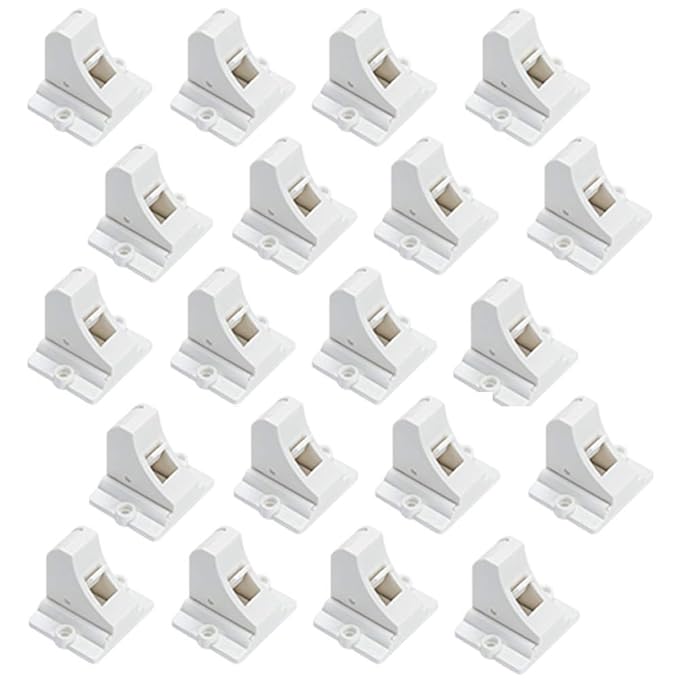 vmaisi Baby Proofing Magnetic Cabinet Locks - 20 Locks + 3 Keys Total - Bundle 2 Items - 20 Locks with Extra Child Proof Replacement Magnet Key