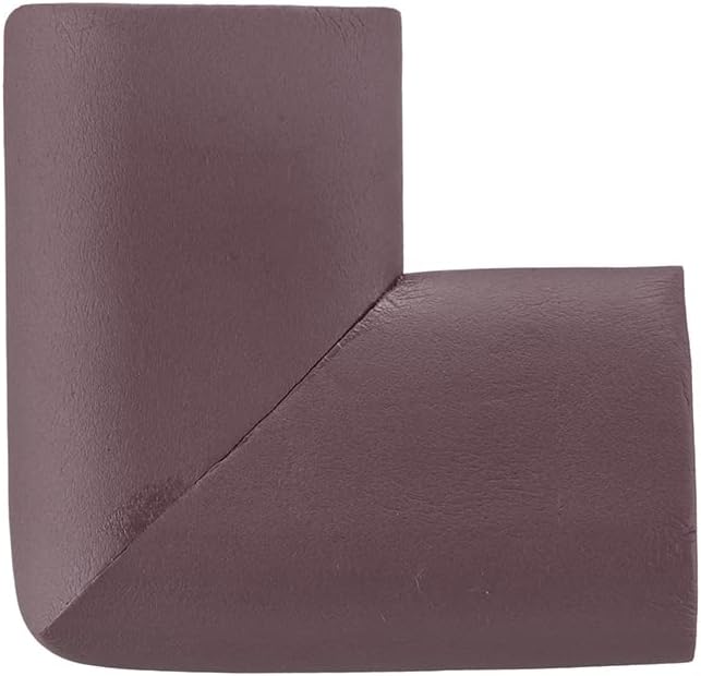 uxcell Corner Guards Edge Protectors, 12Pack Foam Safety Bumper L Shape, 55mm/2.16"(L) for Furniture Corner Table Edge Guard, Brown