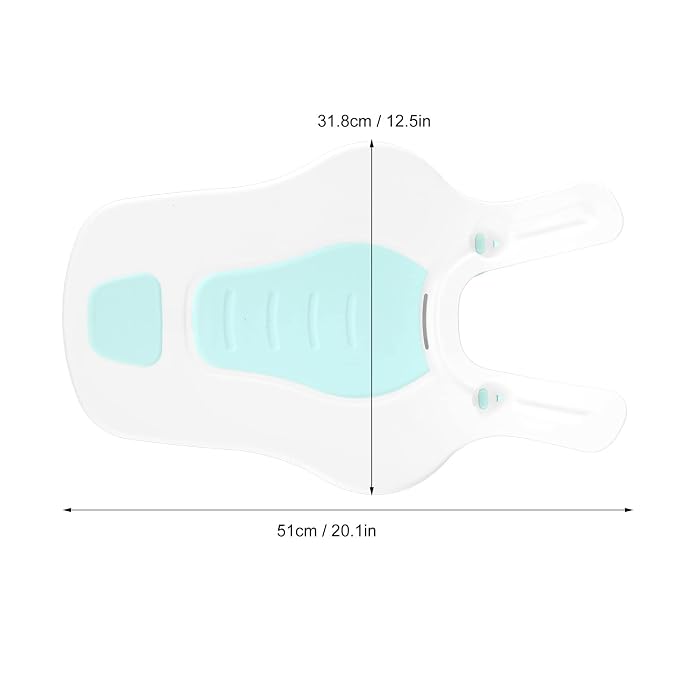 Clean Rinse Baby Bather, Portable Spine Protection Wash Hip Clean Rinse Bather Ergonomic Baby Bath Tub Baby Bath Support Infant Bathtub for Newborn (Mint Green)