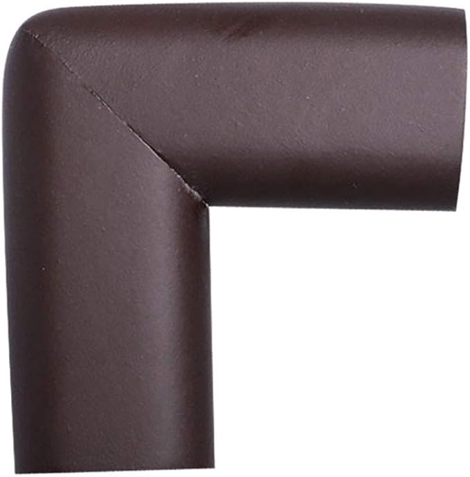 uxcell Furniture Corner Cushions, Foam Table Desk Cabinet Edge Cover Eoney Corner Guards Protectors Bumper, Dark Brown