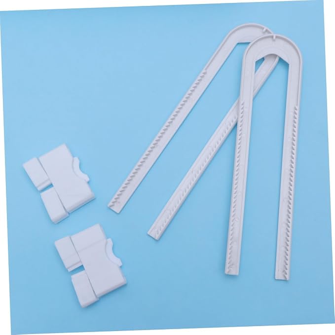MERRYHAPY 4packs Boy Girl Safety Cabinet Latches No Drill U-shaped Lock Door Latch Lock