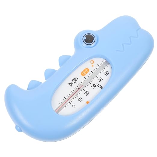 Toddmomy Bath Thermometer for Newborn Bathtub Thermometer Easy to Read Water Temperature Measurement Tool Cartoon Design Tub