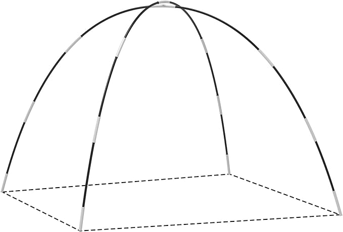 Kids Play Tent Poles 60??60??44??Replacement Poles for Child Tent Fiberglass Poles for Space World/Galaxy/Observatory/Dinosaur Style,Length 132"