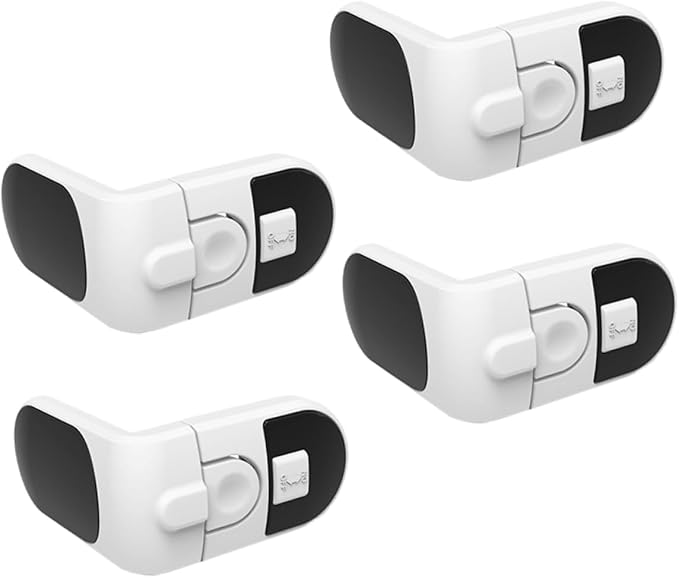 16pcs Childproof Cabinet Locks Safety Latches for Drawers Cupboards Refrigerators Prevent Finger Pinching Keep Boys and Girls