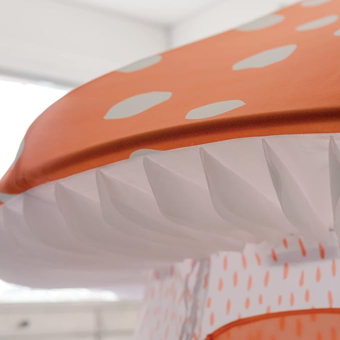MindWare Mushroom Playhouse Tent, Kids Indoor Play Tent for Imaginative Play, Reading Nook or Quiet Space, Over 5 Feet Tall Fabric Playhouse for Toddlers and Kids Ages 3+, Kids Play Tent Gift