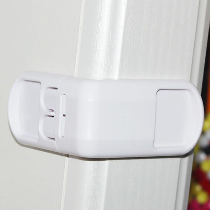 Cupboard Locks for Children, 10pcs Baby Proof Safety Cupboard Locks, Plastic Child Locks for Cabinets Drawer Door Fridge Locks for Kids Baby