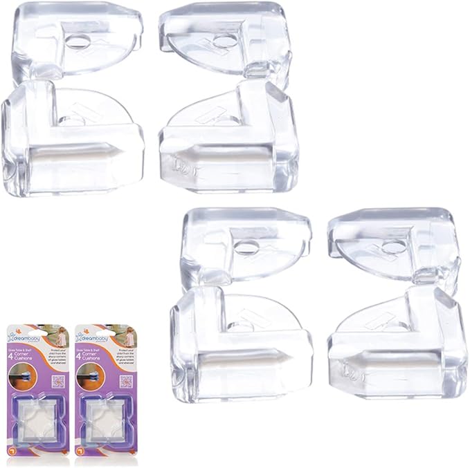8 Pc Corner Protector Cushion L Shape Child Proof Baby Safety Table Edge Guard