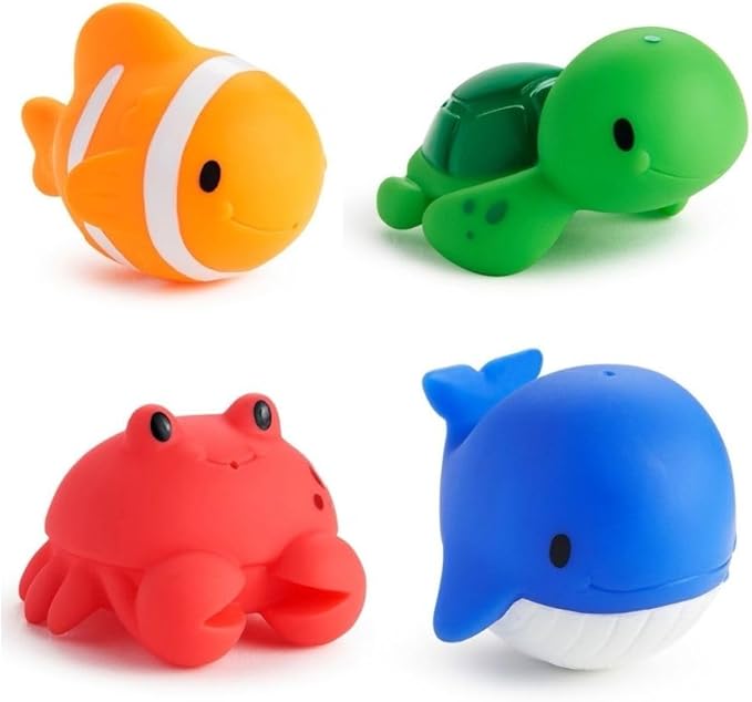 Munchkin® Ocean??Squirts Baby Bath Toy, 4 pack