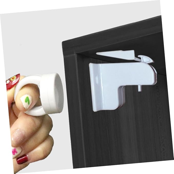 FAVOMOTO Girl Safety Locks for Cupboards and Easy Installation Multi-functional Protection for Toddlers Combination Pack