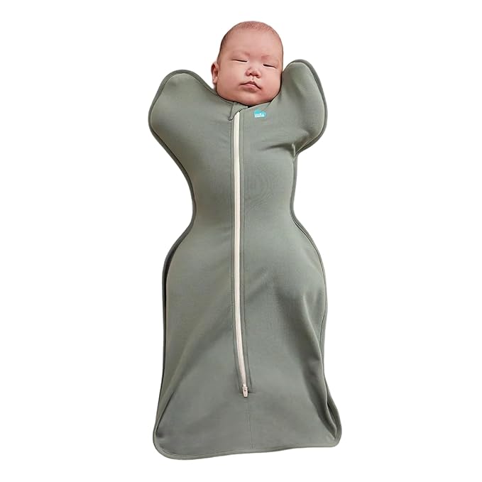 Love to Dream Swaddle UP, Baby Sleep Sack, Self-Soothing Swaddles for Newborns, Improves Sleep, Snug Fit Helps Calm Startle Reflex, New Born Essentials for Baby, 1.0 TOG, Newborn 5-8.5 lbs, Deep Olive