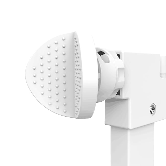 2 Pack Baby Gate Banister Adapter for Pressure Mounted Stairs - Universal Hardware Parts Kit for Baby and Dog Gates - No Drilling (White)