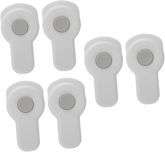 Hemoton 6pcs Safety Oven Lock Proofing Device for Kitchen Easy to Install Self-adhesive Design Material Prevents Accidental Opening of Oven Doors