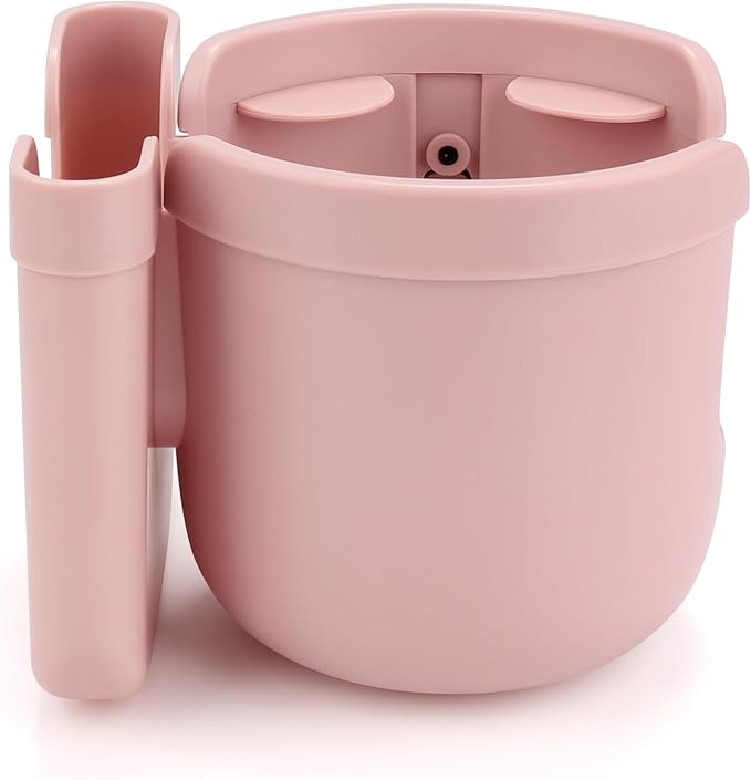 Accmor Stroller Cup Holder with Hook, Bike Cup Holder, Universal Cup Holder for Uppababy Nuna Doona Strollers, 2-in-1 Cup Phone Holder for Stroller Bike Wheelchair Walker Accessory