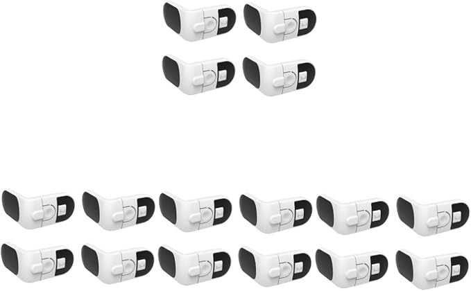 Hemoton 16pcs Boy Girl for Drawers Refrigerators Pinch Design Easy One-key Material Proofing Lock for Cabinets and Furniture