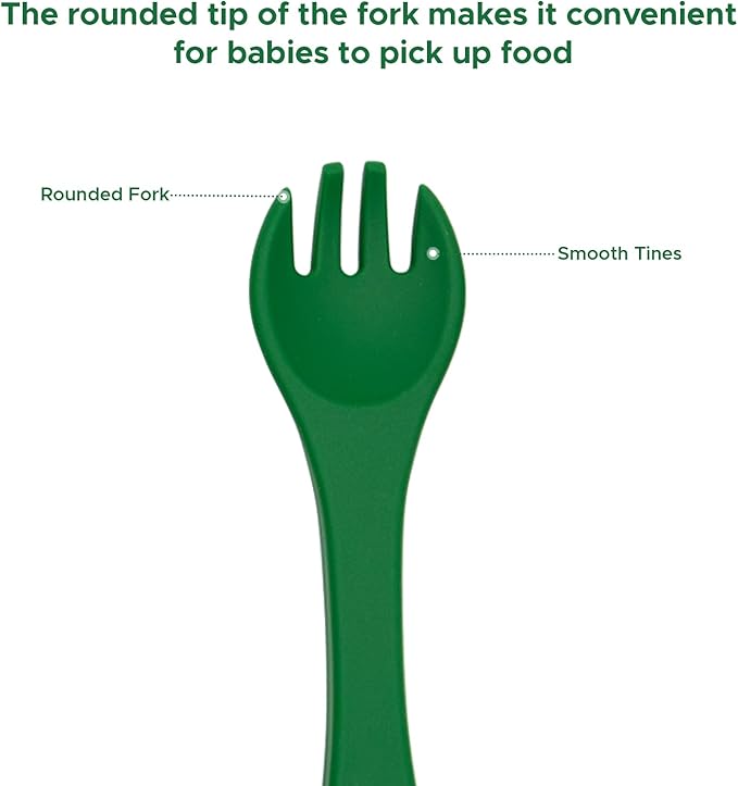 BabyX Baby Silicone Feeder Set, 3-pcs Christmas-themed Baby Plate with Suction, Spoon and Fork for Babies Toddler Kids, BPA-Free, Baby Utensils Feeding Supplies, Microwave and Dishwasher Safe