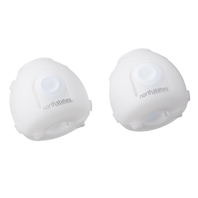 Toddleroo by North States - Door Knob Covers for Baby Proofing: Child Proof Door Knob Safety Cover for Kids - 2 Pack - White