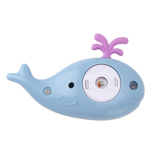Baby Bath Thermometer Cute Whale Shape Digital Water Measurement for Newborn Parents (Blue)