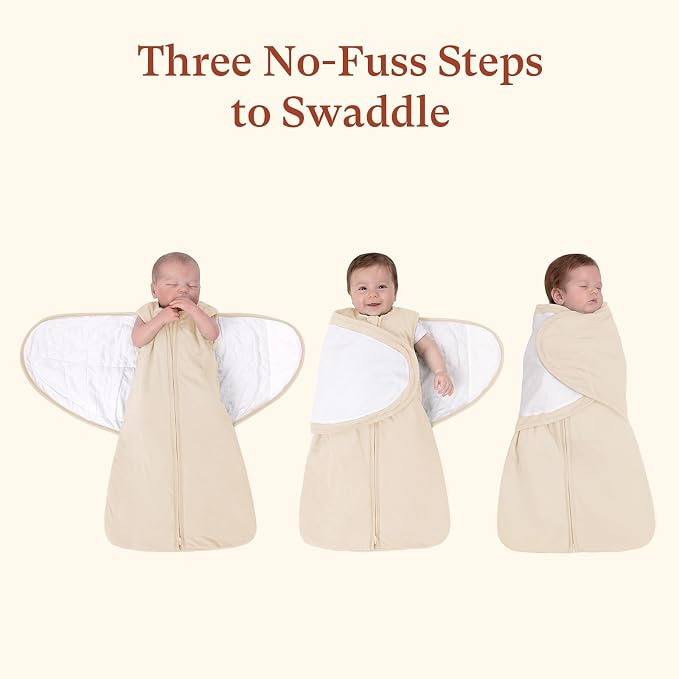1.0 TOG Swaddle Sleep Sack, Adjustable Wearable Blanket for Infants and Newborns 3-6 Months, Perfect for New Moms, Small