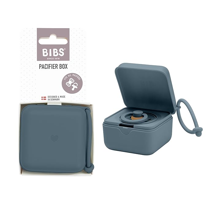 BIBS Pacifier Box, Petrol