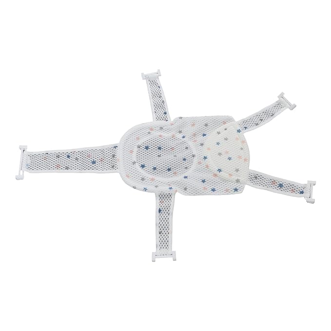 Baby Bath Seat, Adjustable Support Net, Infant Bathtub, Quick Drying Mesh for Newborns Bathing, Baby Shower, Infant Care, Home Use