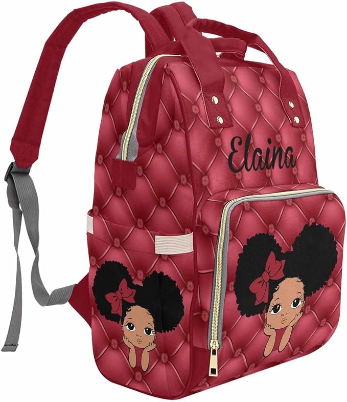 D-Story Personalized Name Personalized Diaper Bags For Baby Girl Customized Name Hiking Bag Hiking Bag Multifunction