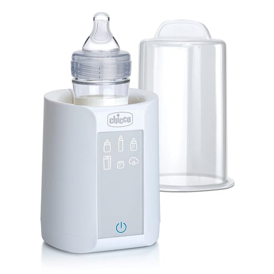 Chicco Digital Bottle Warmer & Sterilizer for Baby Bottles, Baby Food Jars, and Milk Bags | Eliminates 99.9% of Germs | 4 Heating Options | Digital Touchscreen | Automatic Shut-Off & Sound Alert