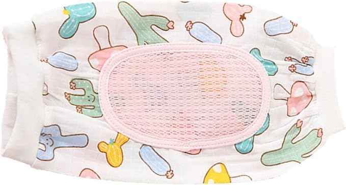 Baby Breastfeeding Arm Pillow Sweat Absorbent Cervical Spine Protection for Infant 0-12 Months Gauze Material (Yellow) (Pink)