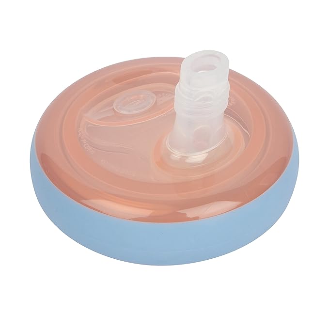 The First Years Insulated Straw Cups for Toddlers 2pk ??Ladybug & Marbled ??Pink & Blue