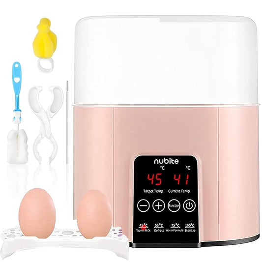 Double Baby Bottle Warmer 24H Constant Mode for All Bottles, Breastmilk Baby Milk Heater, Heating Baby Food, Formula Water Warmer for Twins, Accurate Temperature Control