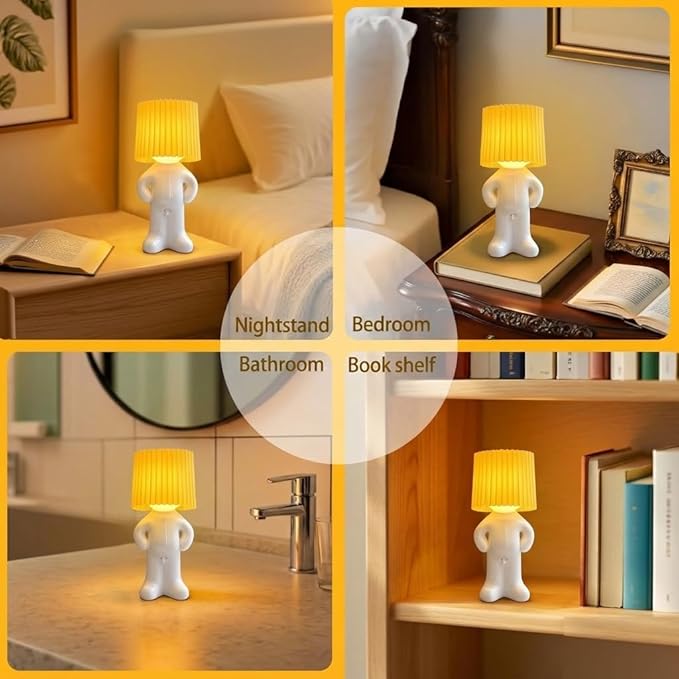 OMG that D*ck Switch Rechargeable Night Light, Upgraded Wireless LED Lamp with 2 Brightness Modes, White Elephant Gifts for Adults Novelty Gag Gift Birthday Gifts for Men Women (White)