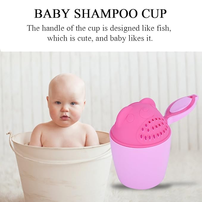 Hztyyier Baby Shampoo Rinse Cup Waterfall Rinser Bath Cup Kid Wash Hair Bathing Flusher Eye for Kids()